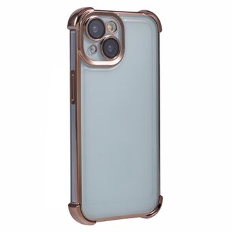 Voor iPhone 15 Hoesje Versterkte Hoeken TPU Transparante Achterkant Cover