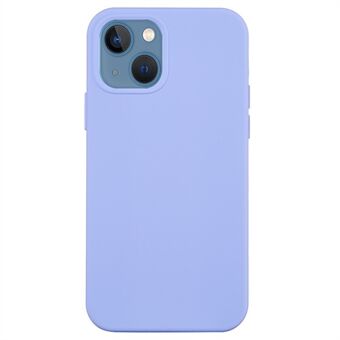 Voor de iPhone 15 Flexibele vloeibare siliconen telefoonhoesje met zachte voering en valbescherming.