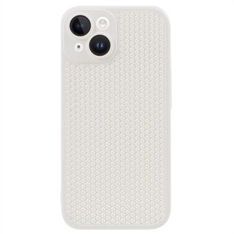 KSTDESIGN Icenets-serie voor iPhone 15 achterkant cover met lensfolie warmteafvoer hard PC telefoonhoesje.