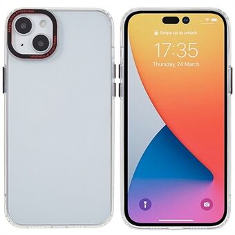 FULEXIN Krasbestendige Telefoonhoes voor iPhone 15 Beschermende TPU+Acryl Kristalheldere Telefoonhoes