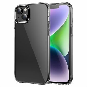 Voor iPhone 15 Hoge Transparantie Achterkant Hoesje TPU+PC Schokbestendig Mobiele Telefoonhoesje