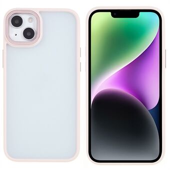 FULEXIN voor iPhone 15 Metalen Lens Frame Telefoonhoesje PC + TPU Hybride Schokbestendige Cover.