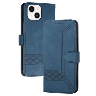 YX0010-serie voor iPhone 15, bedrukte standaard telefoonhoesje van PU-leer, beschermende cover