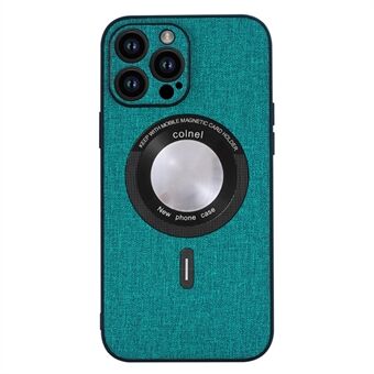 Zachte TPU+Doek Dunne Hoes voor iPhone 15 Hoes Compatibel met MagSafe Anti-Kras Telefoonhoesje