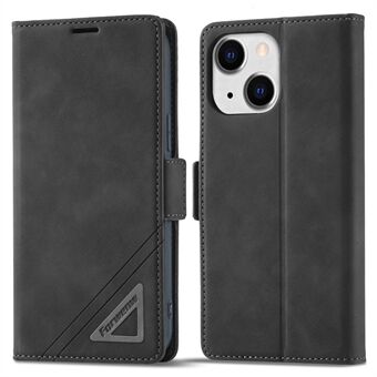 FORWENW F3-serie voor iPhone 15 Anti-kras telefoonhoesje Leer Portemonnee Telefoonhoesje Flip Stand Shell