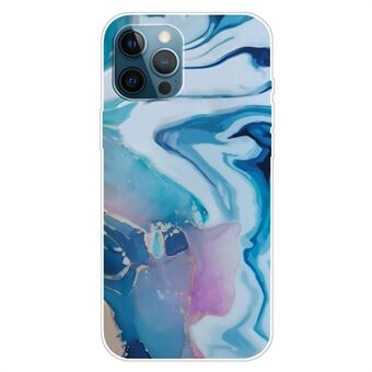 Voor de iPhone 15 Marble Patroon Printen TPU IMD Hoesje Beschermhoes voor de Mobiele Telefoon, Stijl A