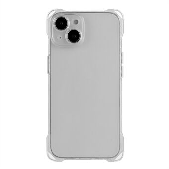 Voor iPhone 15 Vierhoekige Anti-val Telefoonhoes Flexibele TPU Case Valbescherming Hoes