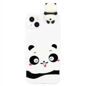 SZ Style Anti-Drop Telefoonhoesje voor iPhone 15 Patroon Printen TPU Cover Mini-Figuur Decor Telefoonhoesje