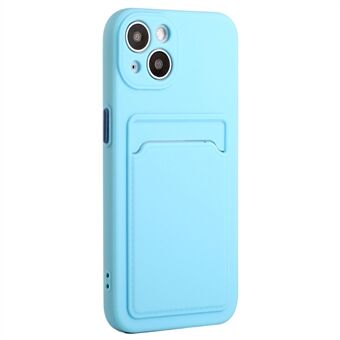 Voor iPhone 15 TPU beschermhoesje met valbescherming en kaarthouder