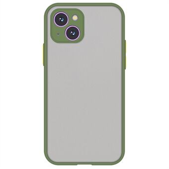 Voor de iPhone 15 Skin-Touch Anti-Drop Case TPU+PC Hybride Telefoon Beschermende Achterzijde