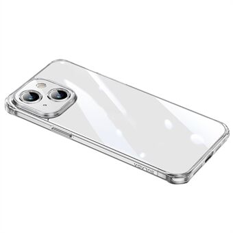 SULADA Ultra Clear Telefoonhoesje voor iPhone 15 hoesje TPU + Gehard Glas Slank Telefoonhoesje