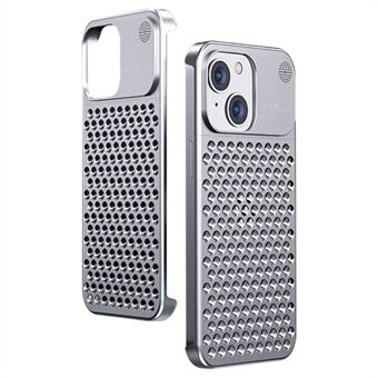 Frameless Heat Dissipation Slim Case voor iPhone 15 Hoesje Aluminiumlegering Telefoonhoes