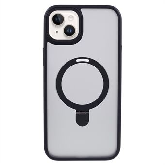 PC+TPU hoesje voor de iPhone 15, compatibel met de MagSafe Kickstand telefoonhoes.