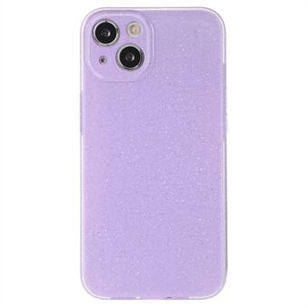 Voor het iPhone 15 hoesje Jelly TPU Glittery Powder Anti-kras Telefoon Achterkant Cover