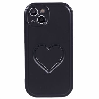 Voor iPhone 15 Telefoonhoesje 3D Liefdeshart IMD TPU Telefoonhoesje