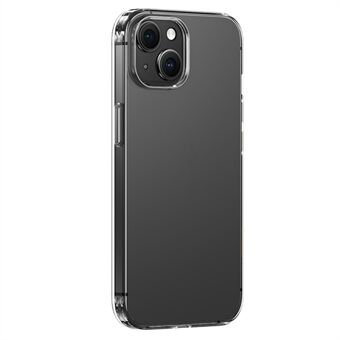 USAMS US-BH850 Voor iPhone 15 Hoesje Transparant TPU Schokbestendig Slank Passend Mobiel Telefoonhoesje