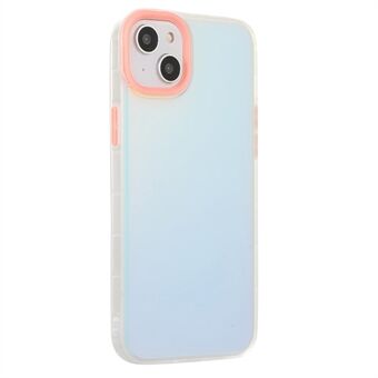 Voor iPhone 15 telefoonhoesje Hard PC Soft TPU Schokbestendig Laser Mat Telefoonbeschermer.