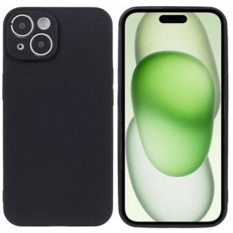 Voor iPhone 15 TPU-hoesje, anti-kras dubbelzijdige matte telefoonachterkant.