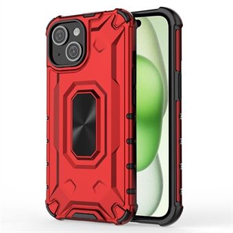 Voor iPhone 15 hoesje Hard PC Soft TPU valbescherming Telefoonhoesje