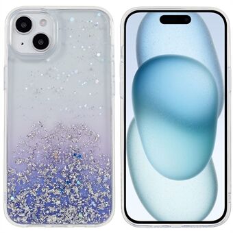 DFANS Starlight Shining-serie voor iPhone 15 hoesje Stijlvolle glinsterende PC+TPU telefoonhoes