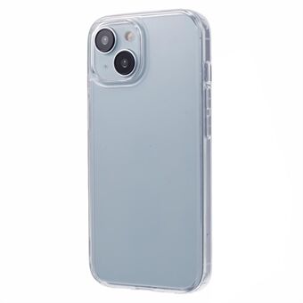 MUTURAL iPhone 15 Telefoonhoesje Transparante TPU+PC Telefoonachterkant