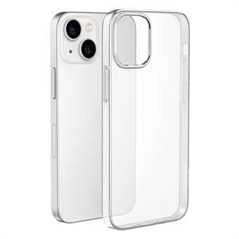 BOROFONE Ice Series voor iPhone 15 hoesje, zachte TPU doorzichtige telefoonhoesje met anti-krasbescherming voor de achterkant van de telefoon.