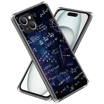 Voor iPhone 15 hoesje, valbestendig TPU-patroon printen telefoonbeschermhoesje