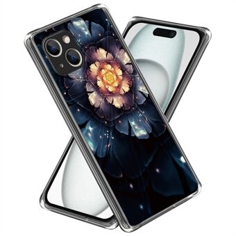 Voor iPhone 15 Telefoonhoesje Slim-Fit Patroon Bedrukking TPU Achterkant