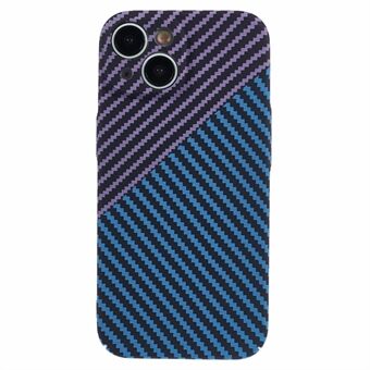 Voor iPhone 15 PC Telefoonhoes - Koolstofvezel textuur - Beschermende telefoonhoes