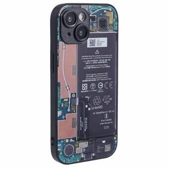 AL-serie voor iPhone 15 hoesje met precieze uitsparingen, telefoonhoesje met batterijcircuitbord.