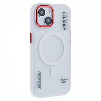 PP-serie voor iPhone 15 hoes compatibel met MagSafe TPU+Acryl anti-val telefoonbeschermer