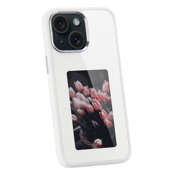 3-kleuren E Ink Display Telefoonhoesje voor iPhone 15 NFC Toon Elk Beeld Dat Je Wilt
