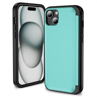 Voor de iPhone 15 TPU+PC-hoes met kaartsleuf, uitklapbare standaard en valbestendige telefoonhoes.