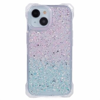 Voor iPhone 15 schokbestendige TPU+acryl hoesjes Dual-Kleur mobiele telefoon hoesje