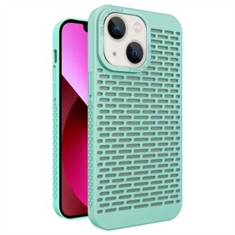 Voor iPhone 15 hoesje met warmteafgifte stootvaste PC holle telefoonhoes.