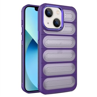 Voor iPhone 15-hoesje PC+TPU doorschijnend mat warmteafvoerende telefoonhoes.