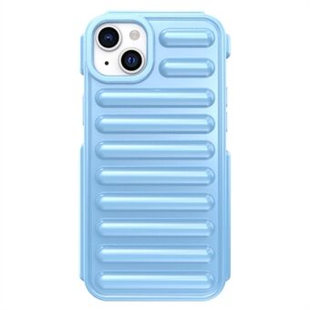 Capsule Series voor iPhone 15 hoesje Gegroefd TPU Schokabsorptie Telefoonhoes