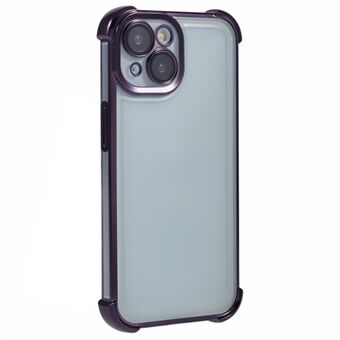 Voor iPhone 15 Plus Hoes Versterkte Hoeken TPU Transparante Achterkant Cover