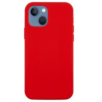 Voor iPhone 15 Plus Vloeibare Siliconen Anti-val Telefoonhoesje Zachte Bekleding Achterkant Cover