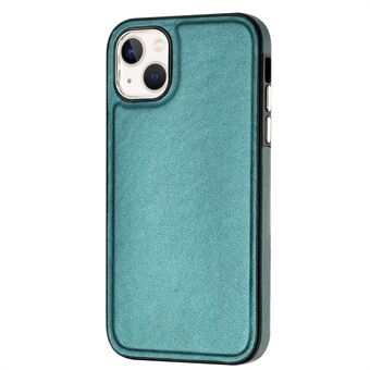 YB Leather Coating Series-6 voor iPhone 15 Plus Leren gecoate TPU telefoonhoesje met anti-val cover.