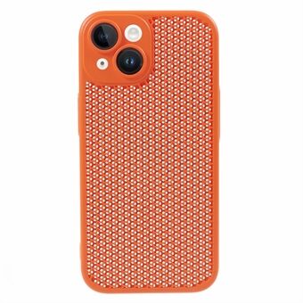 KSTDESIGN Icenets-serie voor iPhone 15 Plus hoesje met warmteafvoerende achterkant en lensfilm, gemaakt van hard PC-materiaal.