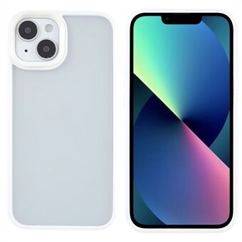 FULEXIN Voor iPhone 15 Plus Anti-kras Telefoonhoesje Suikerkleur TPU+Acryl Skin-touch Cover