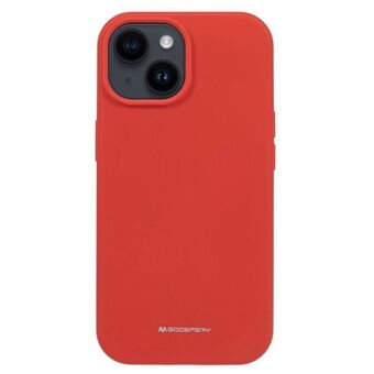 MERCURY GOOSPERY voor iPhone 15 Plus vloeibare siliconen beschermhoes Anti-kras telefoonhoesje