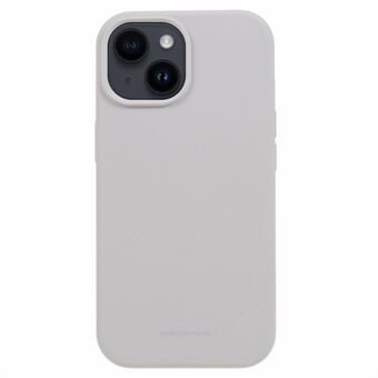 MERCURY GOOSPERY Voor iPhone 15 Plus Vloeibare Siliconen Beschermhoes Anti-kras Telefoonhoes