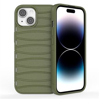 BIBERCAS warmteafvoerhoes voor iPhone 15 Plus Zachte TPU beschermhoes voor telefoon