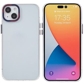 FULEXIN Anti-Scratch Telefoonhoesje voor iPhone 15 Plus, Schokbestendig TPU+Acryl, Kraakhelder Telefoonhoesje