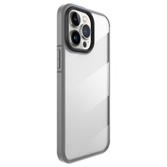 X-LEVEL Voor iPhone 15 Plus Siliconen Frame Acryl Paneel Mobiele Telefoonhoes Telefoon Achterkant Hoes