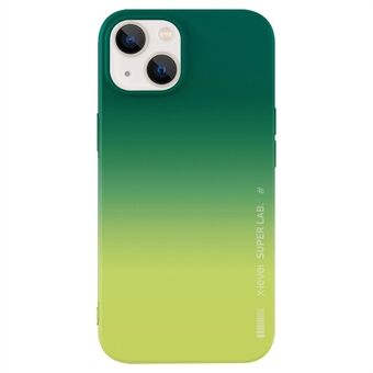 X-LEVEL voor iPhone 15 Plus Rainbow Series valbestendige kleurenmix telefoonhoesje siliconen achterkant cover.