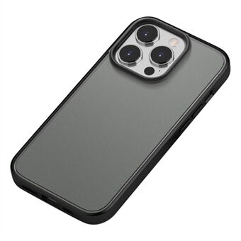 Voor iPhone 15 Plus TPU + PC Telefoonhoesje Transparant Mat Anti-Vingerafdruk Mobiele Achterkant Beschermende Cover