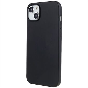 Voor de iPhone 15 Plus TPU-achterkapsel, vingerafdrukvrije matte beschermhoes - zwart.